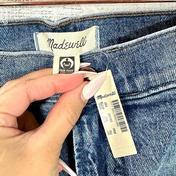NWT MAdewell The perfect vintage crop jeans in Ainsworth wash size 37P - Picture 6 of 12